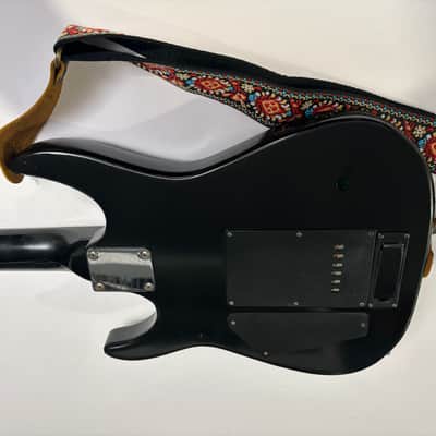 Synsonics Terminator Battery-Powered Electric Guitar mid-80's - Gloss Black image 3