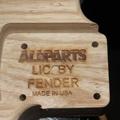 Allparts Fender Stratocaster Thinline Ash Body - Natural Ash imagen 2
