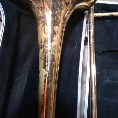 Blessing Scholastic Tenor Trombone. Made in USA. Brass w/ case mouthpiece image 7