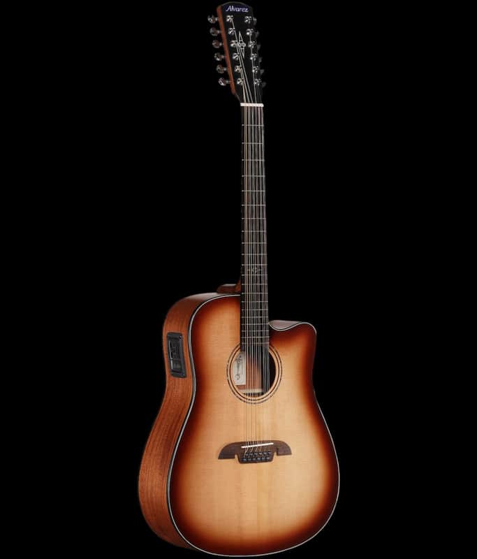 Alvarez AD60-12CESHB Artist 60 Series Dreadnought 12-String Acoustic Guitar image 1