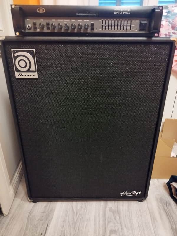 Ampeg SVT-410HLF Heritage Series 500-Watt 4x10" Bass Speaker Cabinet 2007 - Present - Black image 1