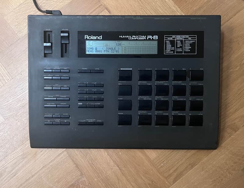 Roland R-8 Human Rhythm Composer 1980s - Black image 1