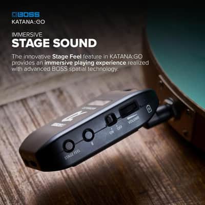 Boss KATANA:GO Personal Headphone Amplifier + Carry Pouch Bundle image 10