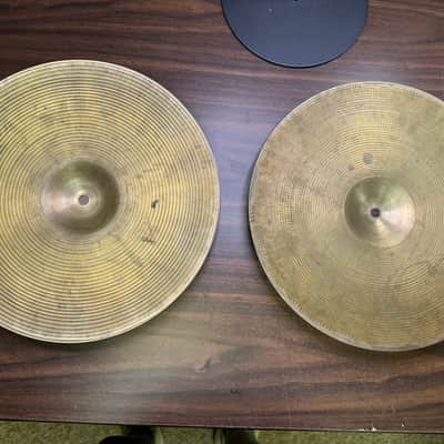 Vintage Zildjian 15" Rock Hi Hat Cymbals image 8