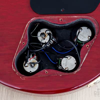 1982 Burny Super Grade RLG-50 '59 Model Burst Standard Birdseye Maple Top w/ Case image 15