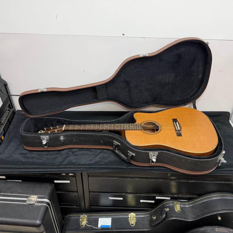 Used Teton STS105CENT 105 Series Dreadnought Acoustic Electric Guitar with Case image 1