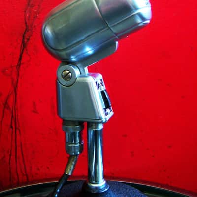 Vintage RARE 1940's Turner S211 dynamic microphone w cable Hi Z harp mic 77A 101C 211 22D 33D image 3