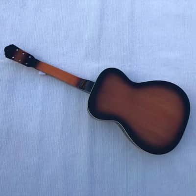 Sunburst Custom Dobro Resonator Guitar, Maple Neck, Rosewood Fingerboard image 9