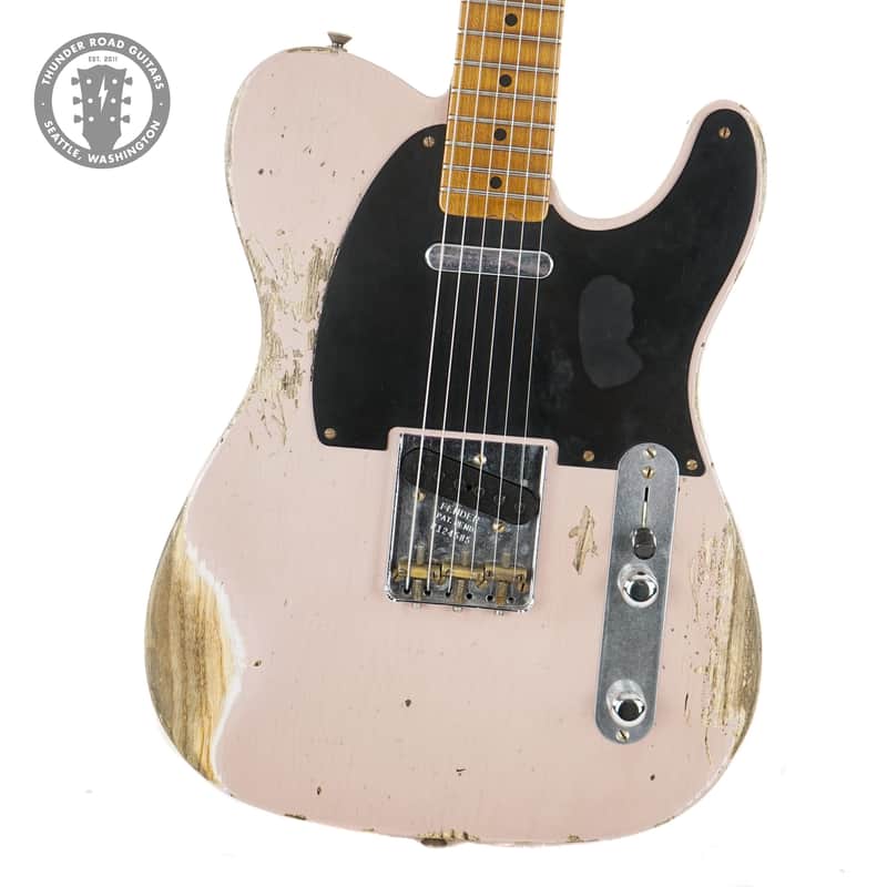 2022 Fender Custom Shop '52 Telecaster Relic Dirty Shell Pink image 1