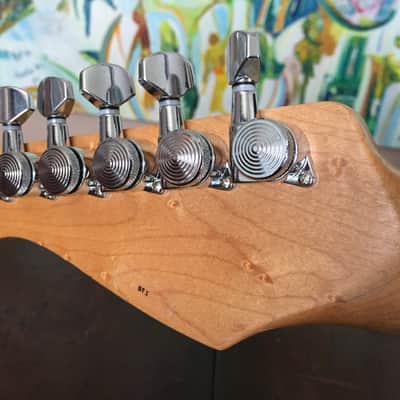 Godin Artisan ST1, 1994, USA-Canada, Hight gloss Cognac burst image 8