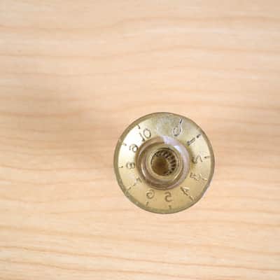 1960's Univox Teisco Guyatone Conrad - Single Gold Volume Guitar Knob image 4