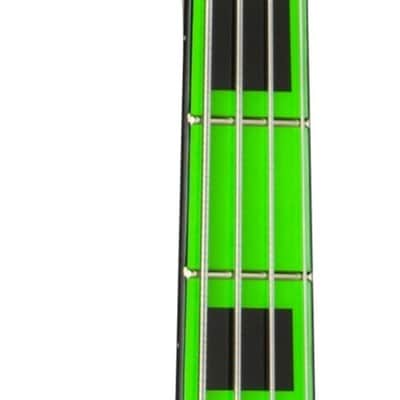 Dean Guitars Custom Zone 4-String Bass, Nuclear Green image 3