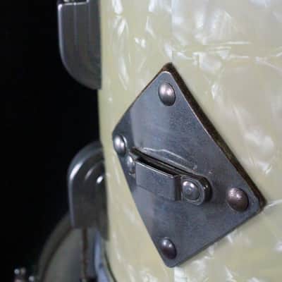 Leedy 3-Piece Drum Set 1949 -13/16/20 - White Marine Pearl image 5