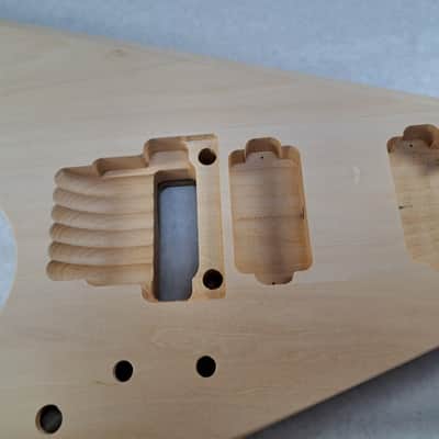 Unfinished Basswood HxH Proline V body trem fits Ibanez (tm) RG and Jem Necks J2423 image 2