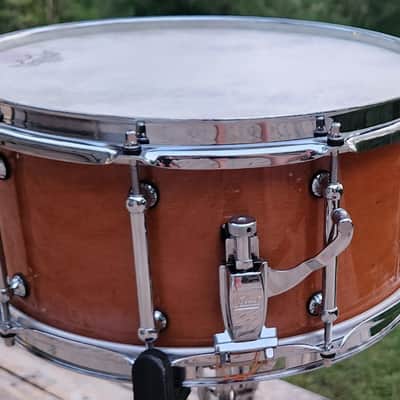 STUDIO SALE! Pearl Limited Edition Exotic Series Kapur Wood Snare 14"×6.5" 2013 image 5