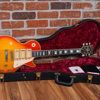 Gibson Custom Shop Ace Frehley Budokan 1974 Les Paul Custom Aged #100 of 100 Heritage Cherry Sunburst Relic 2011 w/OHSC image 2