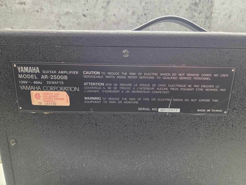 Yamaha AR-2500 Bass Amp 20W - Black | Reverb