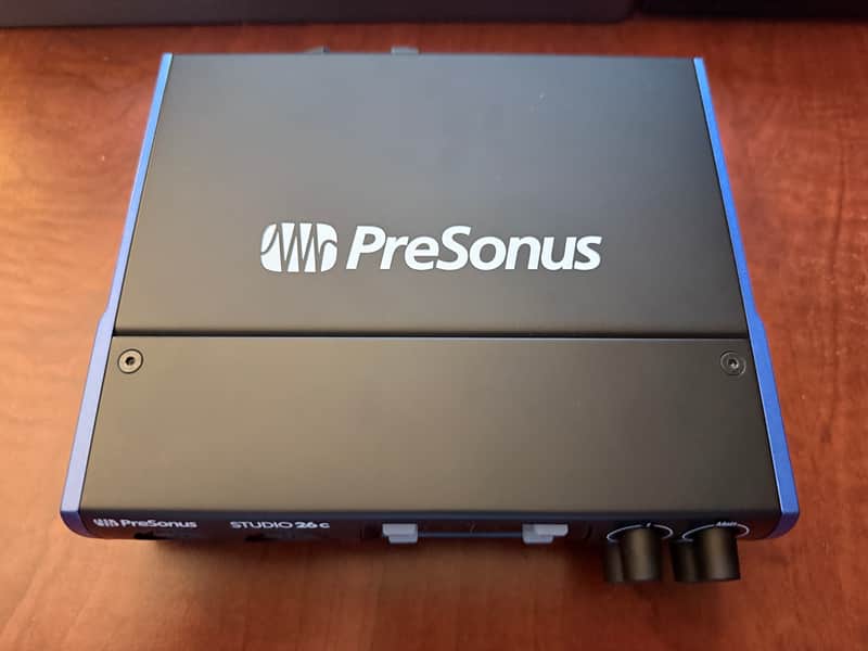 "LIKE NEW" PreSonus Studio 26C 2x4 USB-C Audio / MIDI Interface 2019 - Present - Black image 1