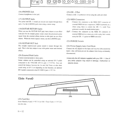 Roland GR-1 — Owners Manual User Guide Instructions — 220 Pages — USA Made image 7