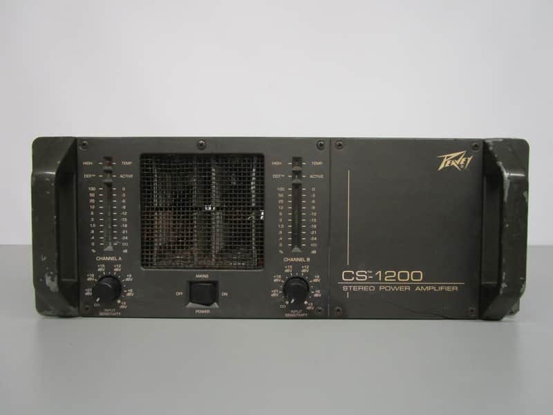 【PEAVEY】CS-1200 ステレオパワーアンプ Peavey CS-1200 Stereo Power Amplifier | Reverb