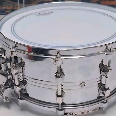 Mapex Orion 14x6,5 Chromium Seamless Die Cast Supersensitive Peaux + Timbre NEUVES 2026‼️Prix fermé‼️ image 7