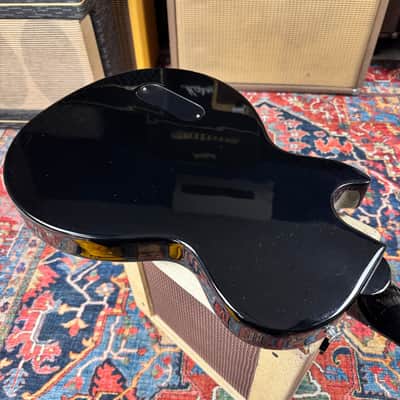 *6.87 lb* Les Paul Junior 2022 Ebony Dog Ear P90 image 20