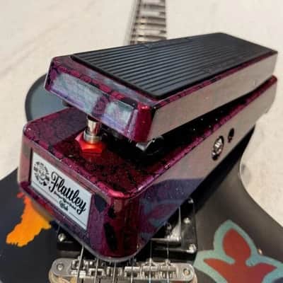 Flattley Guitar Pedal Guitar Candy Red Skulls – The Flattley Wah 10th Anniversary Edition image 5