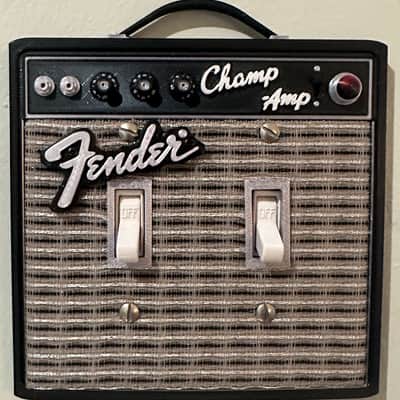 Bbguitar Fender Champ Amp Inspired Switch Plate 2025 - Blackface image 5