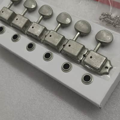 Aged Relic Nickel Genuine Fender Pure Vintage Guitar Tuners Tuning Machines image 3