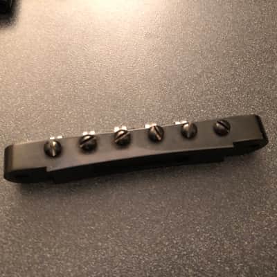 Epiphone Casino / Archtop Bridge + Tailpiece Replacement Black Finish image 5