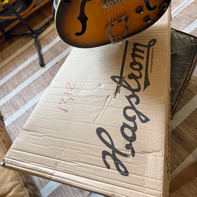Hagstrom VIK-TSB Viking Semi-Hollow 2010s - Tobacco Sunburst image 6