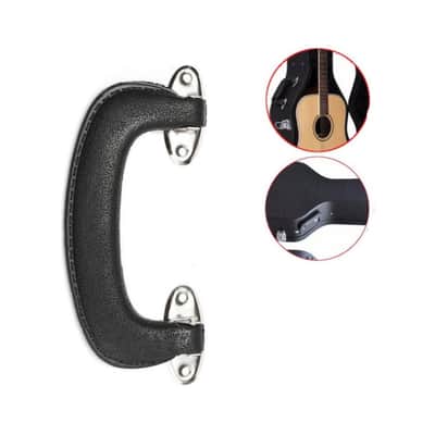 Guitar Case Handle Vintage Chipboard Case handle with Complete installation mounting hardware Kit! image 9