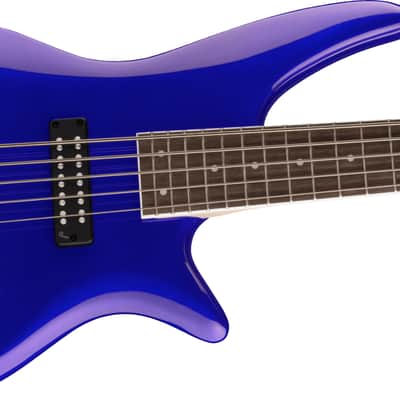 Jackson JS Series Spectra Bass Guitar JS3V, Laurel Fingerboard, Indigo Blue image 13