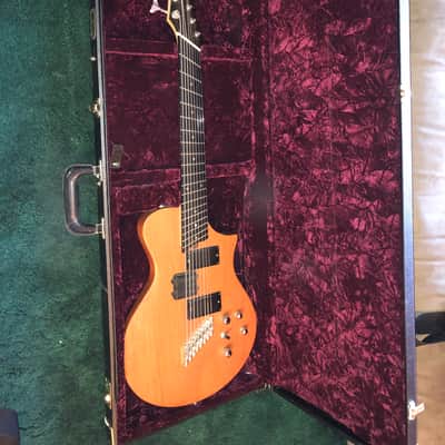 Wes Lambe Guitars 8S (8 string solidbody) 2007 Natural Mahogany image 7