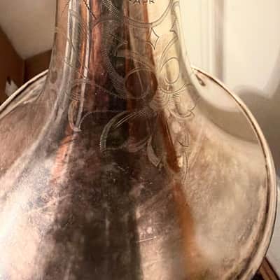 F. E. Olds  LM Tenor Trombone 1918  W/ Original Hardcase PLAYER image 23