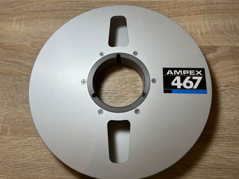 Ampex Empty Metal Reel NAB 26,5cm 1" 467 - silver image 1