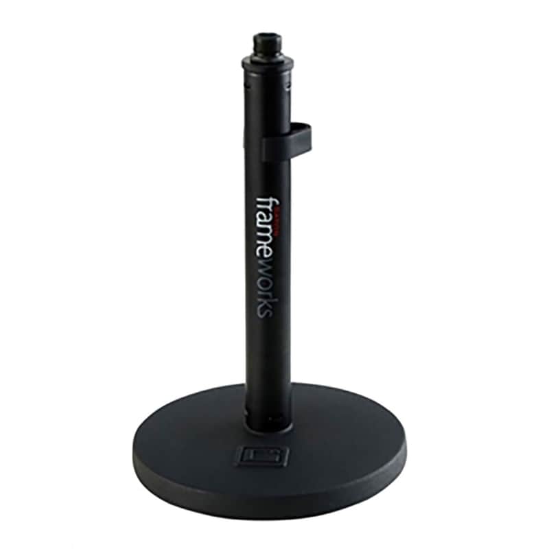 Gator GFW-MIC-0600 Round Base Desktop Microphone Stand image 1