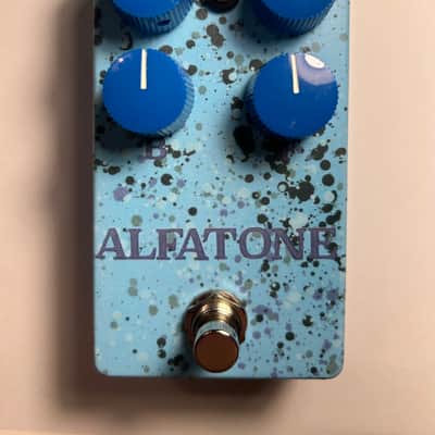 AlfaTone Extra Punch Bias #1 2025 - Blue Grey Splatter (Catalinbread Epoch Bias Preamp style pedal) image 1