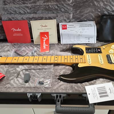 Fender American Ultra Stratocaster HSS BRAND NEW Texas Tea Metallic USA Humbucker Strat Electric Guitar image 2