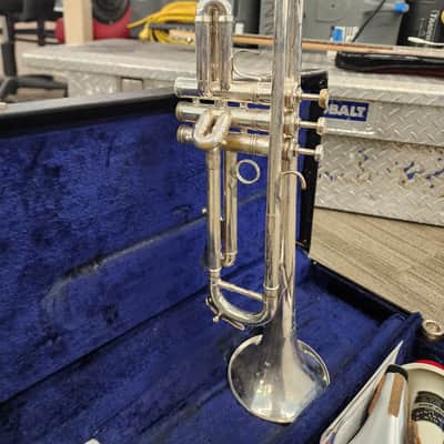 E-Benge Resno-Tempered Bell 3 Los Angeles Trumpet Silver Plated image 4