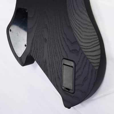Agile 10 String Multi-Scale Fan Fret Chiral Nirvana 102730 RL MOD SS Flat Black Headless Electric Guitar image 7