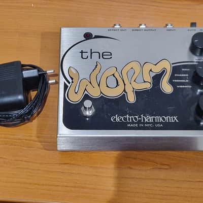 Electro-Harmonix The Worm Analog Wah / Phaser / Vibrato / Tremolo (Large Box) 2000s - Black/Metal image 2