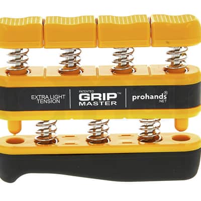 Gripmaster ProHands Extra-Light Tension Hand Exerciser 2010s - Yellow image 2