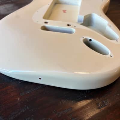 Fender American Standard Strat Plus Jeff Beck Stratocaster Body 1989 - antique white image 14