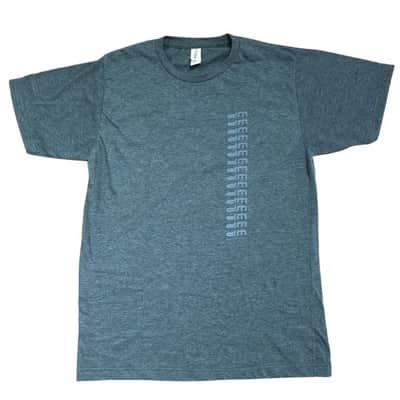 DM T-SHIRT-Men's Center Logo / Small / Blue / Grey : BRAND NEW :  [DETROIT MODULAR] image 6