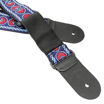 Walker and Williams Vintage Series 60's Style H-17 Hippie Strap Blue & Red image 6