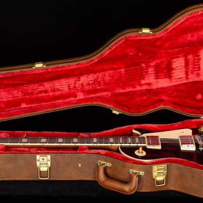 Gibson Les Paul Standard 50s Plain Top Ebony Top (017) image 7