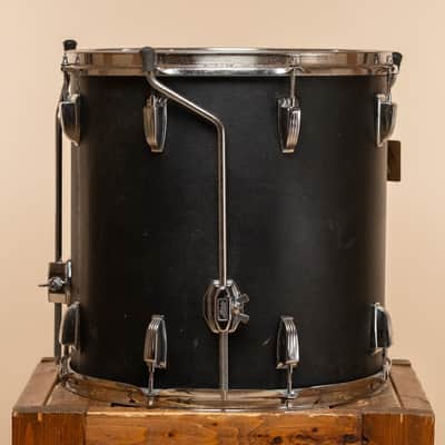 1960s Ludwig 3 ply Floor Tom in Black Panther - 16x16 image 4
