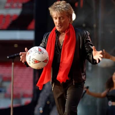Rod Stewart Tour Artifacts and Signed Soccer Ball. image 6