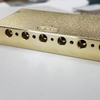 KGC MEGA-MASS Brass Tremolo Block - MIM Stratocaster - 2-1/16" Spacing-  Usually Custom Order! image 5